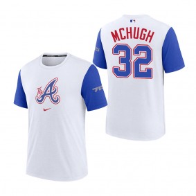 Collin McHugh Atlanta Braves White Royal 2023 City Connect Authentic Collection Legend T-Shirt