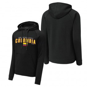 Men's Colombia Baseball LEGENDS Black 2023 World Baseball Classic Country Pride Pullover Hoodie