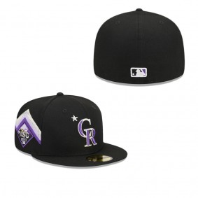 Men's Colorado Rockies Black 2023 MLB All-Star Game Workout 59FIFTY Fitted Hat