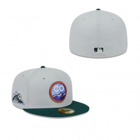 Colorado Rockies Metallic City 59FIFTY Fitted Hat