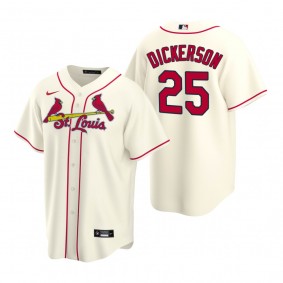 St. Louis Cardinals Corey Dickerson Nike Cream Replica Alternate Jersey