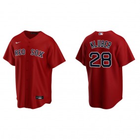 Corey Kluber Men's Boston Red Sox Nike Red Alternate Replica Jersey