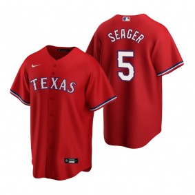 Texas Rangers Corey Seager Nike Red Replica Alternate Jersey