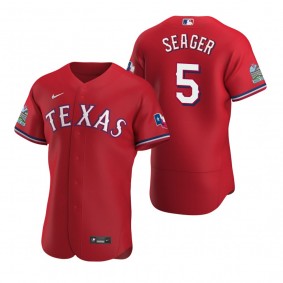 Men's Texas Rangers Corey Seager Scarlet Authentic Alternate Jersey