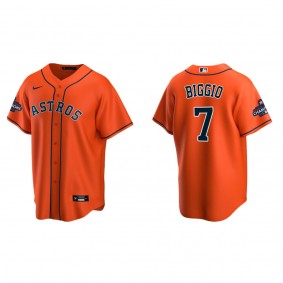 Craig Biggio Houston Astros Orange 2022 World Series Champions Alternate Replica Jersey