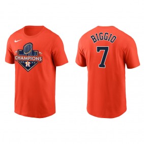 Craig Biggio Houston Astros Orange 2022 World Series Champions T-Shirt