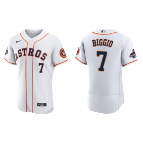 Craig Biggio Houston Astros White 2022 World Series Champions Authentic Jersey