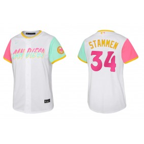 Youth San Diego Padres Craig Stammen White 2022 City Connect Replica Jersey