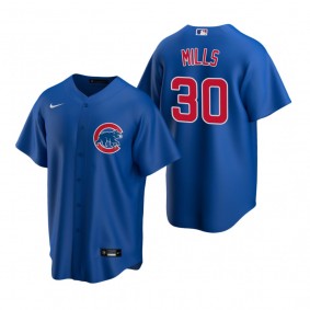 Chicago Cubs Alec Mills Nike Royal Replica 2020 Alternate Jersey