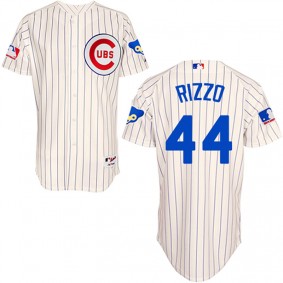 Chicago Cubs #44 Anthony Rizzo Male Cream 1969 Turn Back The Clock MLB Jersey