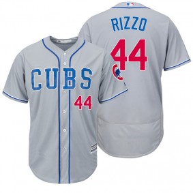 Male Chicago Cubs Anthony Rizzo #44 Gray Collection Flexbase Player Jersey