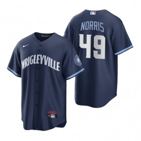 Chicago Cubs Daniel Norris Navy City Connect Replica Jersey