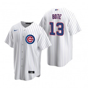 Men's Chicago Cubs David Bote Nike White Replica Home Jersey