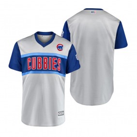 Chicago Cubs Majestic Gray 2019 Little League Classic Replica Jersey