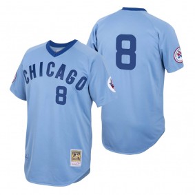 Chicago Cubs Ian Happ 1976 Cooperstown Light Blue Authentic Jersey