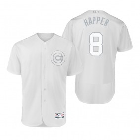 Chicago Cubs Ian Happ Happer White 2019 Players' Weekend Authentic Jersey
