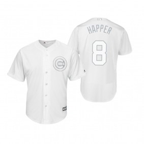 Chicago Cubs Ian Happ Happer White 2019 Players' Weekend Replica Jersey