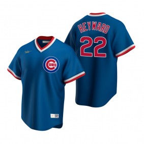 Chicago Cubs Jason Heyward Nike Royal Cooperstown Collection Road Jersey