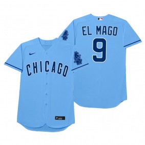 Chicago Cubs Javier Baez El Mago Blue 2021 Players' Weekend Nickname Jersey