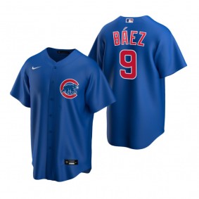 Men's Chicago Cubs Javier Baez Nike Royal Replica Alternate Jersey