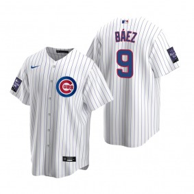 Chicago Cubs Javier Baez White 2021 All-Star Game Home Replica Jersey