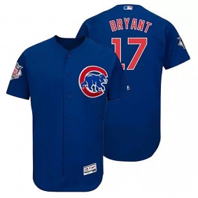 Male Chicago Cubs Kris Bryant #17 Royal Collection Flexbase Player Jersey
