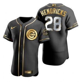Chicago Cubs Kyle Hendricks Nike Black Golden Edition Authentic Jersey