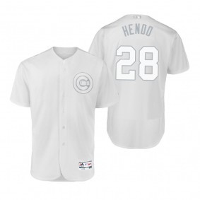 Chicago Cubs Kyle Hendricks Hendo White 2019 Players' Weekend Authentic Jersey