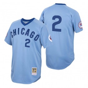 Chicago Cubs Nico Hoerner 1976 Cooperstown Light Blue Authentic Jersey