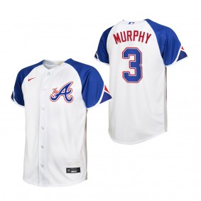 Dale Murphy Youth Atlanta Braves White 2023 City Connect Replica Jersey