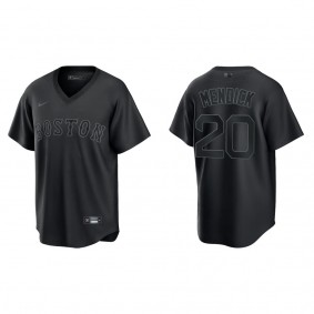 Danny Mendick Men's Chicago White Sox Black Pitch Black Fashion Replica Jersey