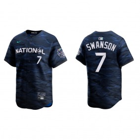 Dansby Swanson National League Royal 2023 MLB All-Star Game Limited Jersey