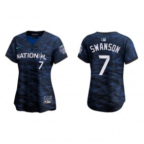Dansby Swanson Women National League Royal 2023 MLB All-Star Game Limited Jersey
