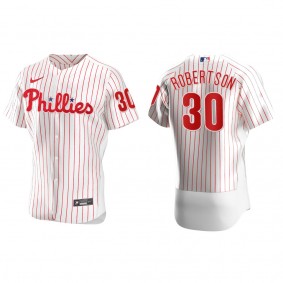 Phillies David Robertson White Authentic Home Jersey