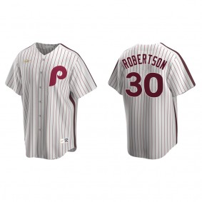 Phillies David Robertson White Cooperstown Collection Home Jersey