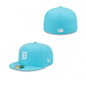 Men's Detroit Tigers Blue Vice Highlighter Logo 59FIFTY Fitted Hat