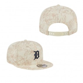 Men's Detroit Tigers Cream Spring Training Leaf 9FIFTY Snapback Hat