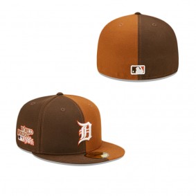 Detroit Tigers Fall Split 59FIFTY Fitted Hat