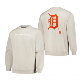 Men's Detroit Tigers Gray Ballpark Pullover Sweatshirt