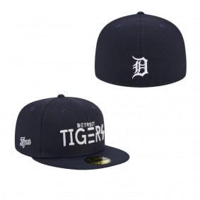 Men's Detroit Tigers Navy Geo 59FIFTY Fitted Hat