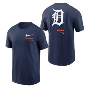 Men's Detroit Tigers Navy Over the Shoulder T-Shirt