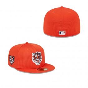 Men's Detroit Tigers Orange 2024 Spring Training 59FIFTY Fitted Hat
