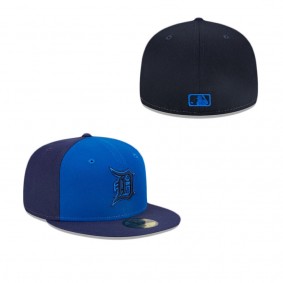 Detroit Tigers Tri-Tone Team 59FIFTY Fitted Hat