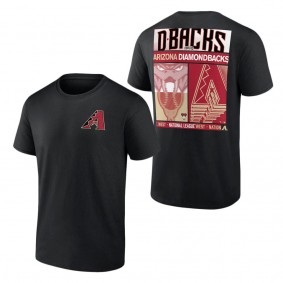 Men's Arizona Diamondbacks Fanatics Branded Black In Good Graces T-Shirt