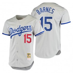 Los Angeles Dodgers Austin Barnes Gray 1981 Cooperstown Collection Authentic Jersey