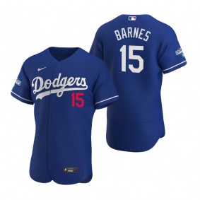 Los Angeles Dodgers Austin Barnes Royal 2020 World Series Champions Authentic Jersey
