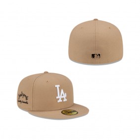 Los Angeles Dodgers Camel 59FIFTY Fitted Hat