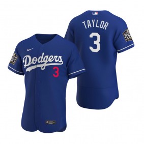 Los Angeles Dodgers Chris Taylor Nike Royal 2020 World Series Authentic Jersey