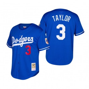 Los Angeles Dodgers Chris Taylor Royal Cooperstown Collection Mesh Batting Practice Jersey
