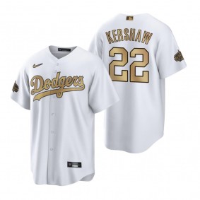 Los Angeles Dodgers Clayton Kershaw White 2022 MLB All-Star Game Replica Jersey
